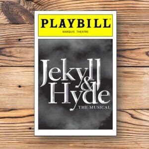 Jekyll &‎ Hyde Playbill Broadway Musical Refrigerator Fridge Locker Magnet